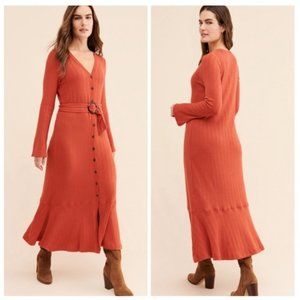 Anthropologie - Elsa Ribbed Maxi Dress